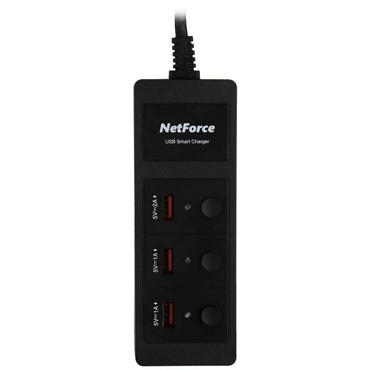 شارژر رومیزی نت فورس مدل UPS-007 NetForce UPS-007 Desktop Charger